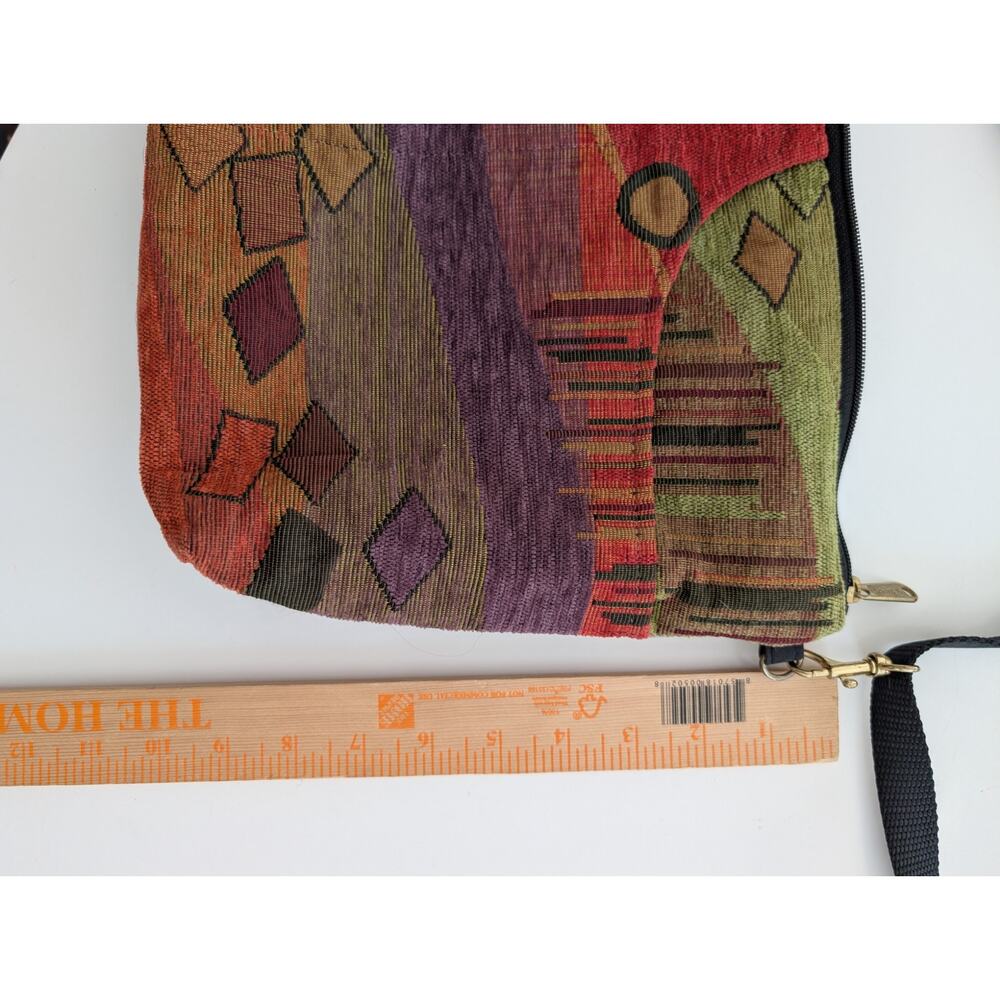Danny K. Beverly Hills Tapestry Crossbody Bag - Geometric MCM - Made in USA - Picture 6 of 10